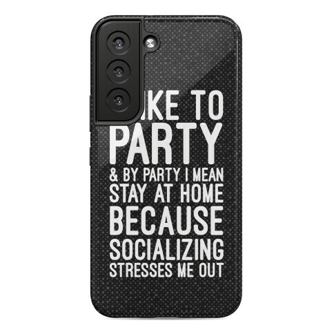 Socializing Stresses Me Out Phone Case